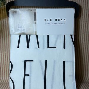 🎄 NWT 🎄 Rae Dunn Christmas Shower Curtain